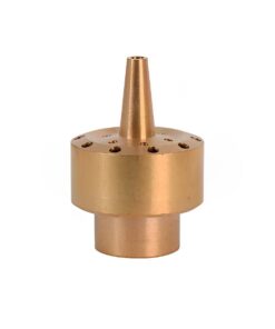 Boquilla decorativa serie Nosis de laton conexión 3/4" efecto flor de loto