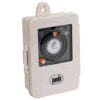 Reloj Panda de voltaje dual 110 o 230 V con gabinete