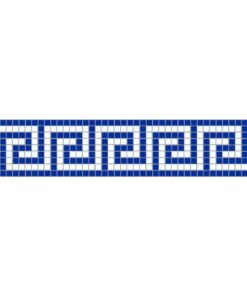 Vetro Venecia: Cenefa Tula en mosaico veneciano 2x2